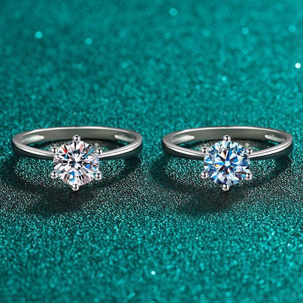 cluster rings inbeaut 925 silver excellent cut 1 ct d color pass diamond white/blue moissanite 6 prong wedding ring women jewelry, Golden;silver
cluster rings inbeaut 925 silver excellent cut 1 ct d color pass diamond white/blue moissanite 6 prong wedding ring women jewelry, Golden;silver