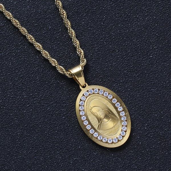 pendant necklaces stainless steel the virgin mary of christ pendants necklace gold color silver 24inch rope chain box sn167
pendant necklaces stainless steel the virgin mary of christ pendants necklace gold color silver 24inch rope chain box sn167