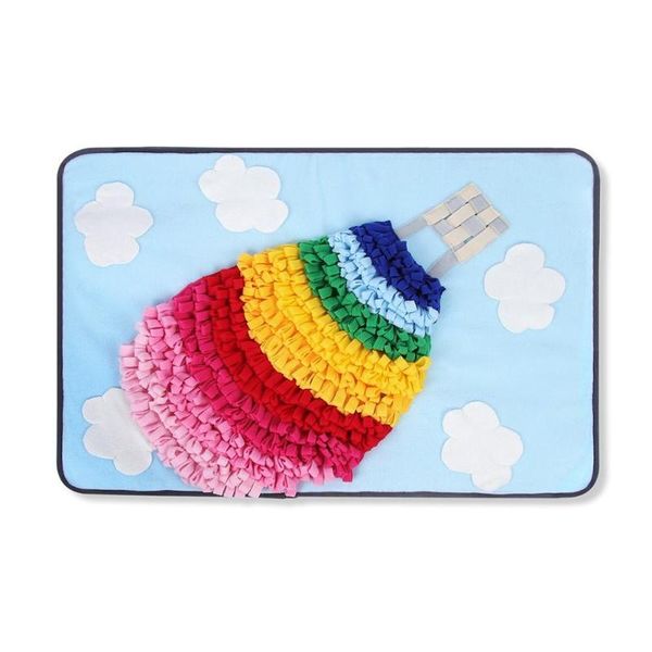 kennels & pens pet dog sniffing mat find chew training blanket play toys for relieve stress rainbow puzzle feeding pad
kennels & pens pet dog sniffing mat find chew training blanket play toys for relieve stress rainbow puzzle feeding pad