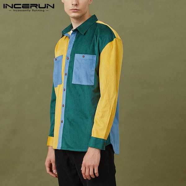 male pockets harajuku blusas streetwear leisure patchwork shirts men long sleeve lapel camisa loose corduroy chemise 3xl men's casual, White;black
male pockets harajuku blusas streetwear leisure patchwork shirts men long sleeve lapel camisa loose corduroy chemise 3xl men's casual, White;black