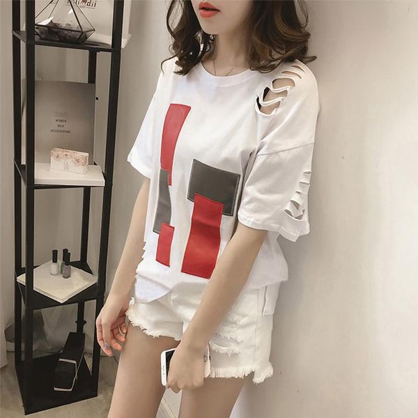 women's t-shirt women short sleeve t-shirts o-neck hollow out casual simple soft korean style slim white young girls harajuku chic t s
women's t-shirt women short sleeve t-shirts o-neck hollow out casual simple soft korean style slim white young girls harajuku chic t s