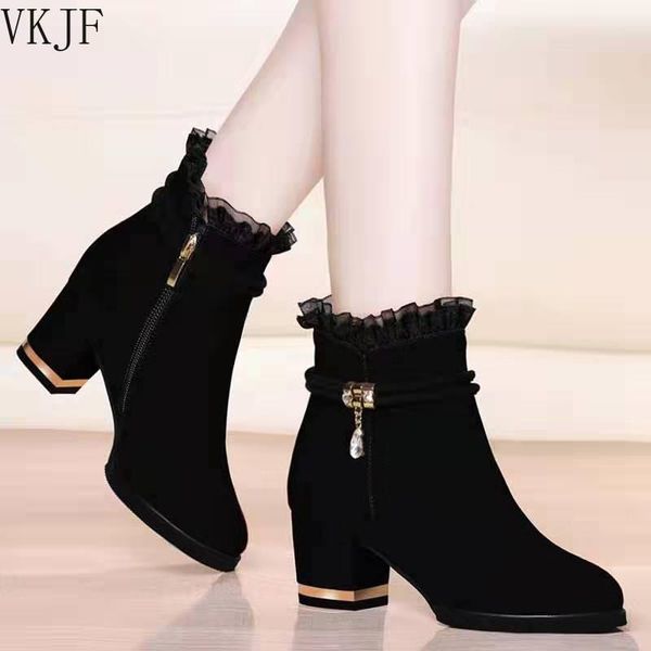 boots plus size 35-40 winter casual women pumps warm ankle waterproof high heels snow 2021 shoes botas patent mujer, Black
boots plus size 35-40 winter casual women pumps warm ankle waterproof high heels snow 2021 shoes botas patent mujer, Black