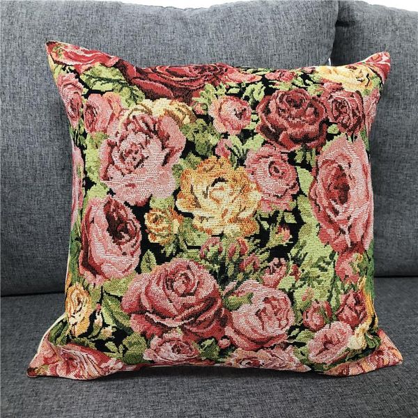 decorative red rose cushion cover sofa tapestry jacquard throw pillowcase for living room cushion/decorative pillow
decorative red rose cushion cover sofa tapestry jacquard throw pillowcase for living room cushion/decorative pillow