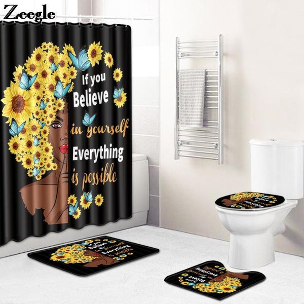 bath mats african girl printed bathroom rug set home decor toilet mat shower room decoration and curtain
bath mats african girl printed bathroom rug set home decor toilet mat shower room decoration and curtain