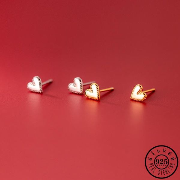 sterling silver small ear studs party earrings gold color plated heart shape earings jewelry gifts for women girls stud, Golden;silver
sterling silver small ear studs party earrings gold color plated heart shape earings jewelry gifts for women girls stud, Golden;silver