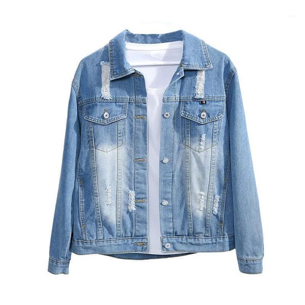 women's jackets plus size flower embroidered jean jacket female bomber short denim women harajuku hole jeans coat, Black;brown
women's jackets plus size flower embroidered jean jacket female bomber short denim women harajuku hole jeans coat, Black;brown