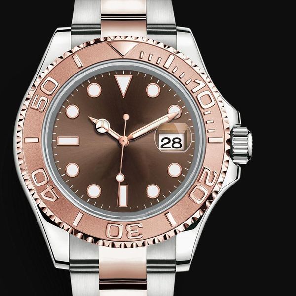 wristwatches + men's automatic mechanical watch yacht rose gold bezel 114060 strap stainless steel bracelet blue grey dial, Slivery;brown
wristwatches + men's automatic mechanical watch yacht rose gold bezel 114060 strap stainless steel bracelet blue grey dial, Slivery;brown