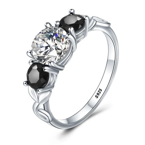 cluster rings 2021 fower 925 sterling silver fine jewelry engagement black spinel round ring for women anillos mujer g090, Golden;silver
cluster rings 2021 fower 925 sterling silver fine jewelry engagement black spinel round ring for women anillos mujer g090, Golden;silver