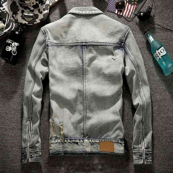 men's jackets japan washed vintage style torn hole denim male jacket plus size 6xl casual street biker outerwear spring cowboy dkiw, Black;brown
men's jackets japan washed vintage style torn hole denim male jacket plus size 6xl casual street biker outerwear spring cowboy dkiw, Black;brown