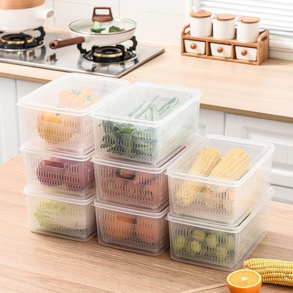 storage bottles & jars kitchen food box transparent plastic sealed fresh-keeping refrigerator fruit and vegetable
storage bottles & jars kitchen food box transparent plastic sealed fresh-keeping refrigerator fruit and vegetable