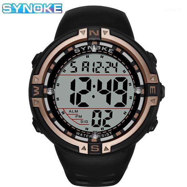 men's watch sports watches casual waterproof alarm led men digital luxury electronic clock reloj hombre wristwatches, Slivery;brown
men's watch sports watches casual waterproof alarm led men digital luxury electronic clock reloj hombre wristwatches, Slivery;brown