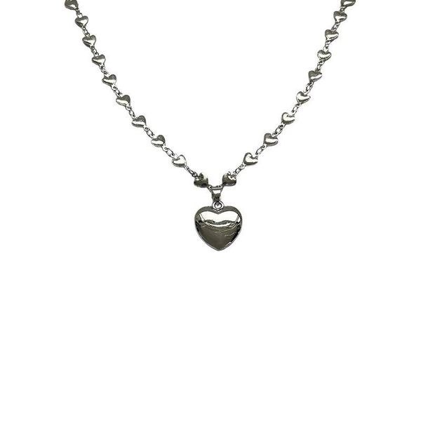 chains heart woman necklace simple bridal necklaces chain girls jewelry silver color trendy kpop stainless steel collares
chains heart woman necklace simple bridal necklaces chain girls jewelry silver color trendy kpop stainless steel collares