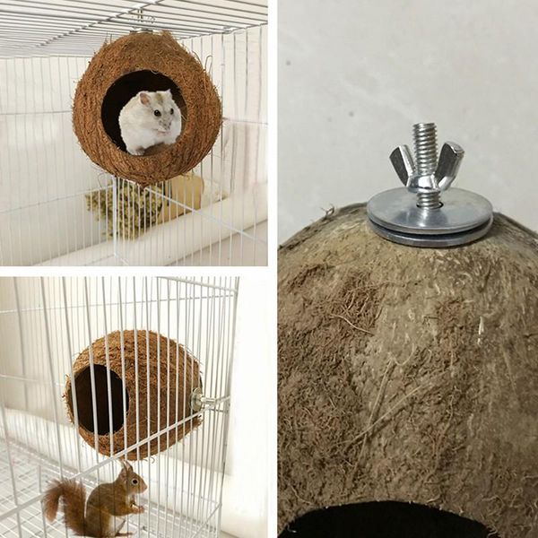 wood cage toy grinded coconut shell bird house pet macaw cockatiel parrot hamster climb bell swing bite product cages
wood cage toy grinded coconut shell bird house pet macaw cockatiel parrot hamster climb bell swing bite product cages