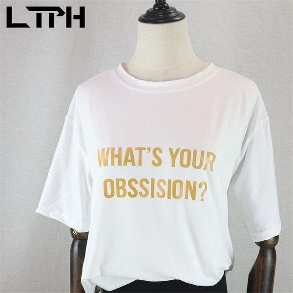 ltph ins plus size clothes women t-shirt harajuku loose all-match o-neck short sleeve shirts letter print summer 210423, Black;gray
ltph ins plus size clothes women t-shirt harajuku loose all-match o-neck short sleeve shirts letter print summer 210423, Black;gray