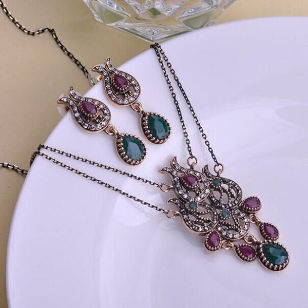 earrings & necklace hit sekkubg turkish jewelry sets fashion women's vintage noble antique gold neclaces earring ouro, Silver
earrings & necklace hit sekkubg turkish jewelry sets fashion women's vintage noble antique gold neclaces earring ouro, Silver