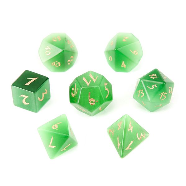 cat's eye stone semi-precious loose gem stones dices professional handmade custom engrave dungeons & dragons rpg game digital entertain, Black
cat's eye stone semi-precious loose gem stones dices professional handmade custom engrave dungeons & dragons rpg game digital entertain, Black