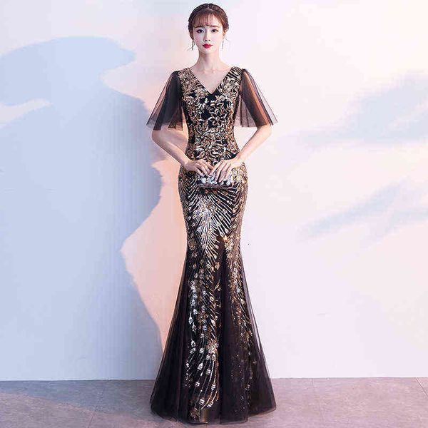 prom luxury boutique occasion dresses banquet evening 2021 banquet celebriti long sequin host slim fishtail, Black
prom luxury boutique occasion dresses banquet evening 2021 banquet celebriti long sequin host slim fishtail, Black
