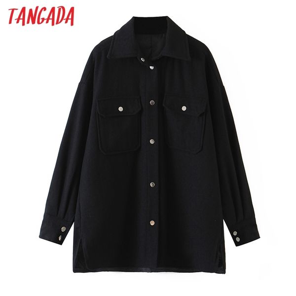 women thick woolen coats jacket loose long sleeves ladies elegant autumn winter coat 3z05 210416, Black
women thick woolen coats jacket loose long sleeves ladies elegant autumn winter coat 3z05 210416, Black