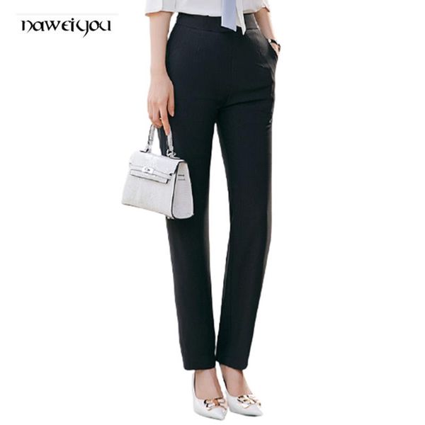 fashion high waist pants 2021 spring women trousers elegant office lady formal bottoms women's & capris, Black;white
fashion high waist pants 2021 spring women trousers elegant office lady formal bottoms women's & capris, Black;white
