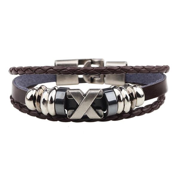 mysterious x geniune leather wrist bracelets with flexible clutch for special men party gifts charm, Golden;silver
mysterious x geniune leather wrist bracelets with flexible clutch for special men party gifts charm, Golden;silver