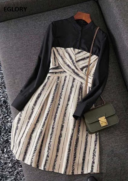 casual dresses est fashion spring summer dress 2021 women striped print patchwork long sleeve slim fit aline linen, Black;gray
casual dresses est fashion spring summer dress 2021 women striped print patchwork long sleeve slim fit aline linen, Black;gray