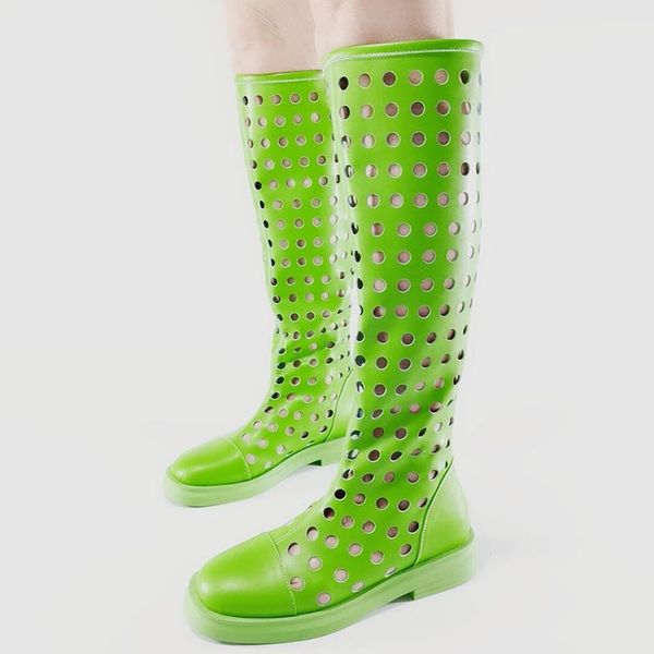 boots 2021 style hole net red pointed hollow out women's knee length spring and autumn long tube versatile breathable cool, Black
boots 2021 style hole net red pointed hollow out women's knee length spring and autumn long tube versatile breathable cool, Black