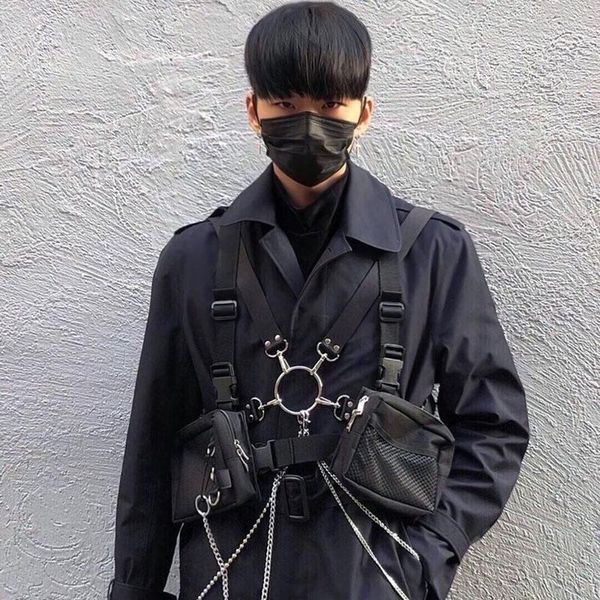 waist bags trend punk chest bag hip-hop tactical streetwear pack outdoor functional vest two pockets harness rig
waist bags trend punk chest bag hip-hop tactical streetwear pack outdoor functional vest two pockets harness rig