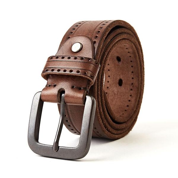 belts natural leather belt men's hard metal matte buckle original 110-130cm jeans screw accessories, Black;brown
belts natural leather belt men's hard metal matte buckle original 110-130cm jeans screw accessories, Black;brown