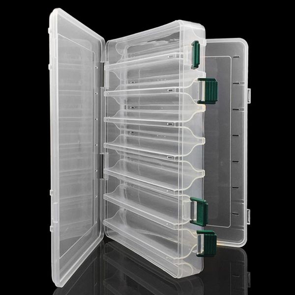 compartments double sided plastic fishing bait box lure tackle storage case accessories
compartments double sided plastic fishing bait box lure tackle storage case accessories