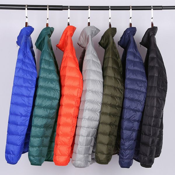 Men's Lightweight Down Jacket Winter 7 Color Classic Casual Stand Collar White Duck Portable Coat Male Brand Clothes, Black
Men's Lightweight Down Jacket Winter 7 Color Classic Casual Stand Collar White Duck Portable Coat Male Brand Clothes, Black