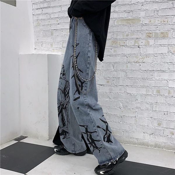 women's jeans y2k streetwear hip hop vintage high waist boyfriend for trousers women denim wide-legged pants bottoms wide dungarees, Blue
women's jeans y2k streetwear hip hop vintage high waist boyfriend for trousers women denim wide-legged pants bottoms wide dungarees, Blue