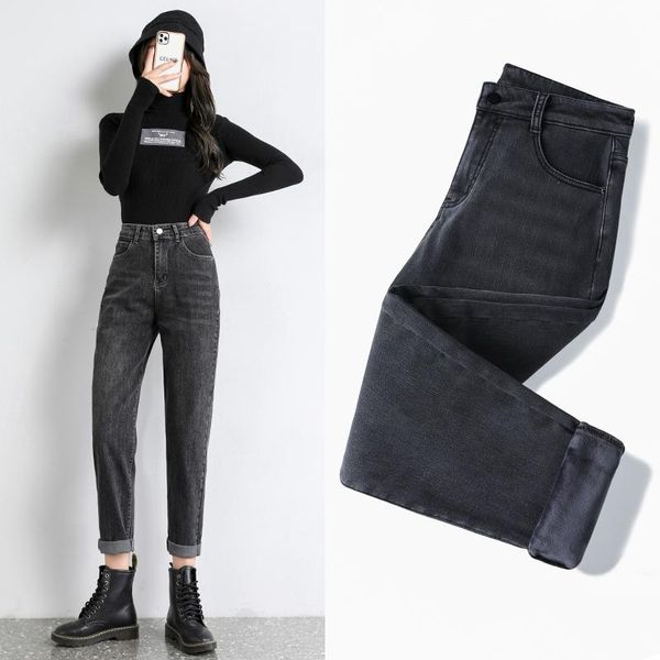 winter warm women pants ankle length harem fashion loose casual fake zippers jeans women's, Blue
winter warm women pants ankle length harem fashion loose casual fake zippers jeans women's, Blue