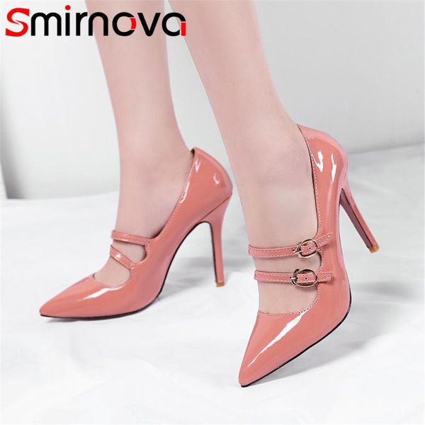 smirnova 2021 fashion spring autumn shoes woman elegant women pumps pointed toe buckle prom wedding high heels plus size dress, Black
smirnova 2021 fashion spring autumn shoes woman elegant women pumps pointed toe buckle prom wedding high heels plus size dress, Black