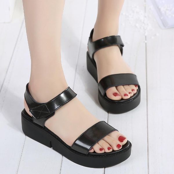 sandals casual elegant women summer platform flats shoes open toe ladies gladiator beach sport, Black
sandals casual elegant women summer platform flats shoes open toe ladies gladiator beach sport, Black
