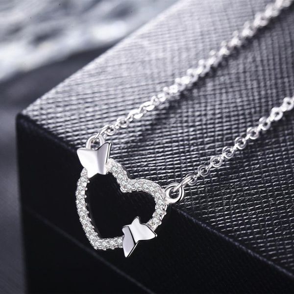 pendant necklaces women fashion silver plated butterfly hollow heart necklace inlay white zircon crystal charm girls fine jewelry gift
pendant necklaces women fashion silver plated butterfly hollow heart necklace inlay white zircon crystal charm girls fine jewelry gift