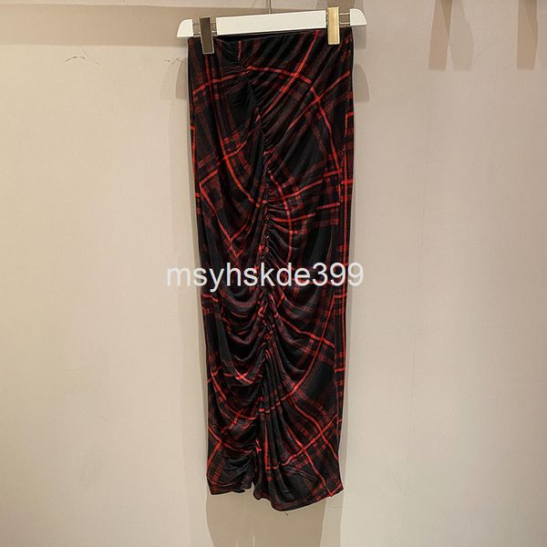 two piece dress hair niche design spring and summer plaid irregular pleated hip wrap skirt middle skirt women, White
two piece dress hair niche design spring and summer plaid irregular pleated hip wrap skirt middle skirt women, White