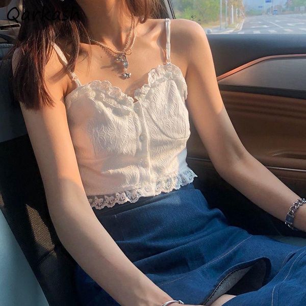 women's tanks & camis camisole women lace elegant pure white design retro summer sweet students cute fairy cropped chic mujer soft slim
women's tanks & camis camisole women lace elegant pure white design retro summer sweet students cute fairy cropped chic mujer soft slim