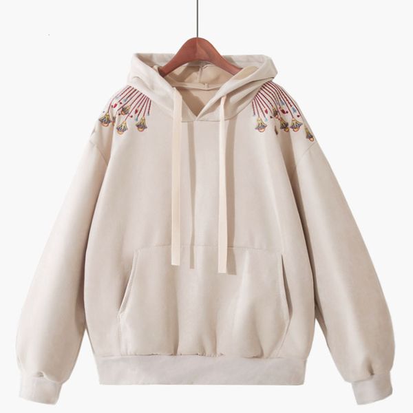 women's jackets hoodies of women sweatpants autumn embroidered korean thick sleeve with hood harajuku loosed female pullovers sudadera, Black;brown
women's jackets hoodies of women sweatpants autumn embroidered korean thick sleeve with hood harajuku loosed female pullovers sudadera, Black;brown