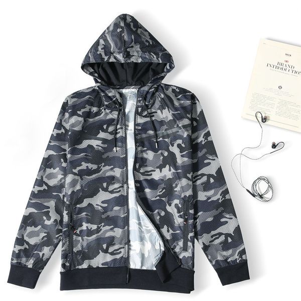 men's hoodies & sweatshirts sports camouflage men casual jacket summer thin coat hip hop hoody fitness mesh running hoodie long zipper, Black
men's hoodies & sweatshirts sports camouflage men casual jacket summer thin coat hip hop hoody fitness mesh running hoodie long zipper, Black