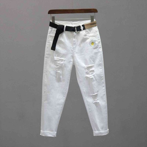 pants ripped white autumn women jean high waist cropped baggy pantalones vaqueros mujer, Blue
pants ripped white autumn women jean high waist cropped baggy pantalones vaqueros mujer, Blue
