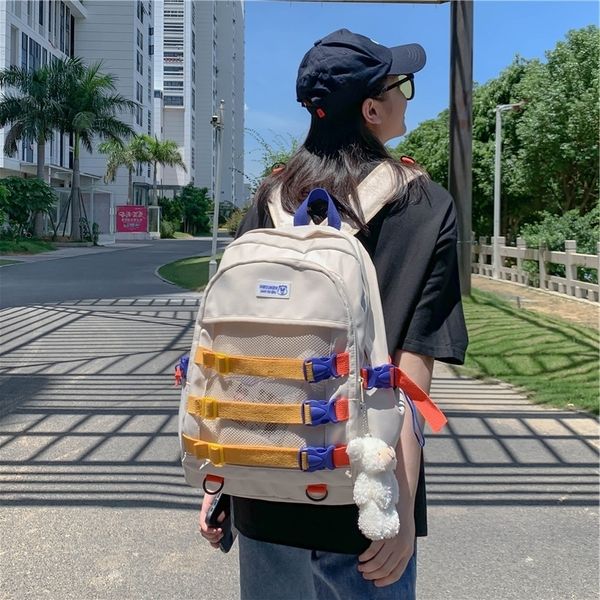 autumn new color ribbon backpack women's korean leisure large capacity junior high school student book bag
autumn new color ribbon backpack women's korean leisure large capacity junior high school student book bag