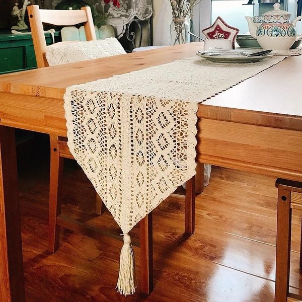 table cloth lace hollowed runners pendant tassel simple tea europe tv cabinet tablecloth dresser flag shoe dust cover 
table cloth lace hollowed runners pendant tassel simple tea europe tv cabinet tablecloth dresser flag shoe dust cover