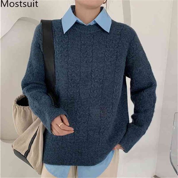twisted knitted thick o-neck women pullover sweater spring korean vintage fashion female jumpers femme 210513, Black
twisted knitted thick o-neck women pullover sweater spring korean vintage fashion female jumpers femme 210513, Black