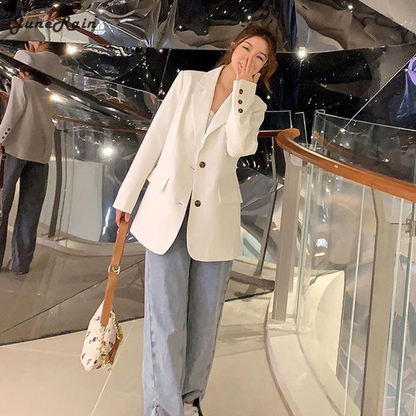 women's suits & blazers junerain blazer for women fashion single breasted jackets vintage casual long sleeve office lady outerwear chic, White;black
women's suits & blazers junerain blazer for women fashion single breasted jackets vintage casual long sleeve office lady outerwear chic, White;black