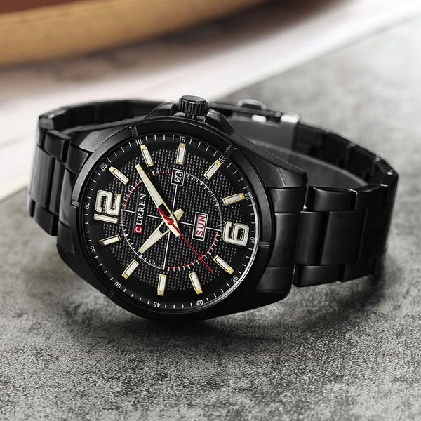 wristwatches curren prevail black gold watches men business casual watch quartz clock mature relogio masculino, Slivery;brown
wristwatches curren prevail black gold watches men business casual watch quartz clock mature relogio masculino, Slivery;brown