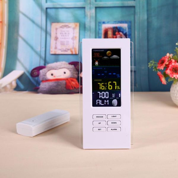 smart home control color forecastwireless weather station digital thermometerhygrometer snooze alarm clock indoor and outdoorthermometer hyg
smart home control color forecastwireless weather station digital thermometerhygrometer snooze alarm clock indoor and outdoorthermometer hyg