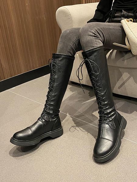 boots lady lace up thigh high heels women's rubber shoes rain boots-women round toe over-the-knee 2021 summer low, Black
boots lady lace up thigh high heels women's rubber shoes rain boots-women round toe over-the-knee 2021 summer low, Black
