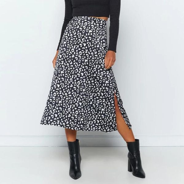 skirts women print zipper high waist chiffon skirt casual satin mid calf split fashion vintage streetwear for female, Black
skirts women print zipper high waist chiffon skirt casual satin mid calf split fashion vintage streetwear for female, Black