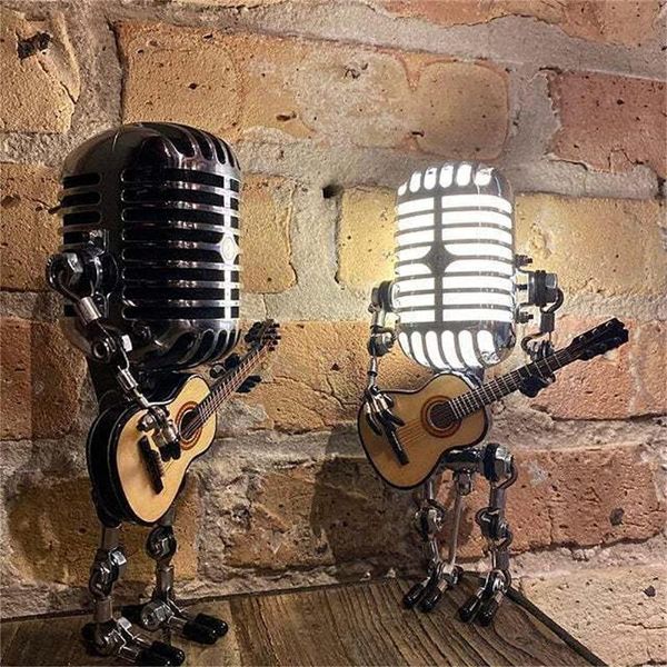 microphones vintage microphone robot touch dimmer lamp table handmade retro metal desk
microphones vintage microphone robot touch dimmer lamp table handmade retro metal desk
