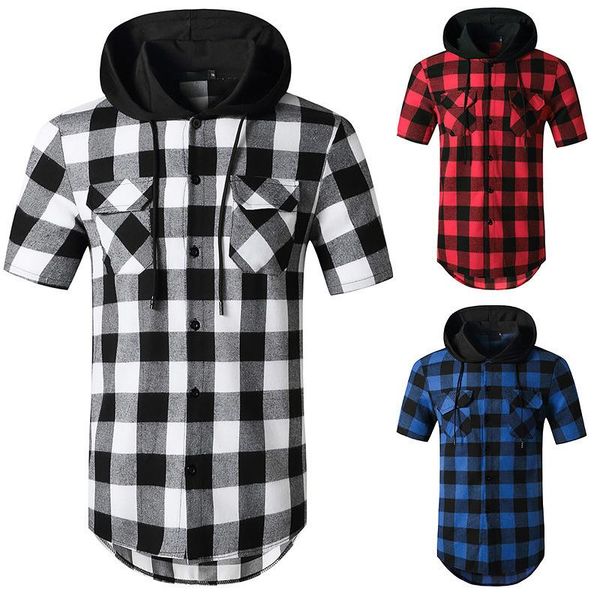 men's hoodies & sweatshirts 2021 short sleeve hood classic flanel shirt with large size for men, Black
men's hoodies & sweatshirts 2021 short sleeve hood classic flanel shirt with large size for men, Black